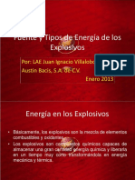 Fuente y Tipos de Energia de Los Explosivos