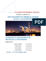 Advancement in Thermal Power Plant