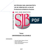 Universidad Saludable