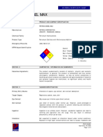 MSDS Petron Diesel Max