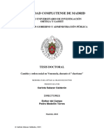 Cambio y Orden Social en Venezuela, Durante El "Chavismo" PDF