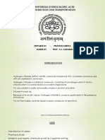 Anhydrous Hydrochloric Acid Production and Transportation