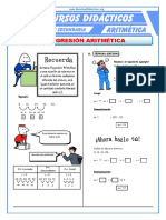 Progresión Aritmética para Quinto de Secundaria PDF