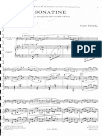 Claude Pascal Sonatine PDF