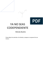 Libro Ya No Seas Codependiente. Melody Beattie