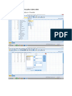 STEP SPSS ANALYSIS COHEN KAPPA and ICC