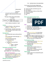 Theology 1st Shifting Notes