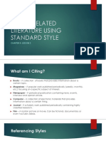 Chapter 4.2 - Review of Related Literature Using Standard Style