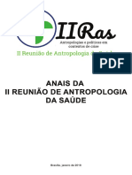 Anais - II Reuniao de Antropologia Da Sa PDF