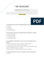 TEST LEY DE IGUALDAD-oposiciones Policia