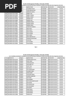 MBA Schedule