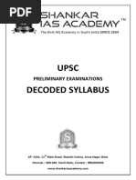 UPSC Decoding Syllabus