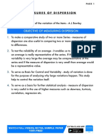 7242 - Measures of Dispersion 1 11