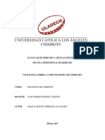 Ontologia Juridica Como Filosofia Del Derecho Roque Arturo Chiroque Alvarado