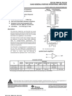 Electrical Knowledge Base - Quad General Purpose Operational Amplifier