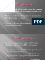 CH 4 Arthrokinematics