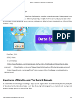 What Is Data Science - Introduction To Data Science