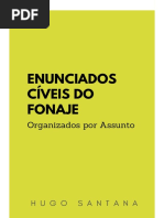 Enunciados Do FONAJE Organizados Por Assunto