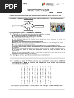 Ficha de Trabalho - 6º Ano 1º Período