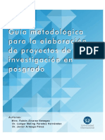 Guia Metodologica para Laelaboración de Proyectos de Inv