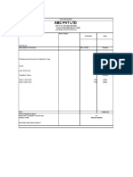 Formate of GST Invoice