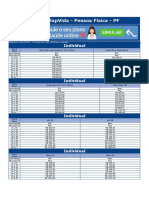 Tabela Plano de Saude Pessoa Fisica HapVida Ce