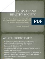 Biodiversity and Healthy Society