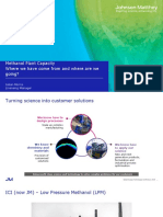 Johnson Matthey Syngas Methanol Plant Capacity Final