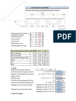 Perhitungan Box Girder