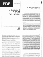 BOURDIEU Pierre Gostos de Classe e Estilos de Vida PDF