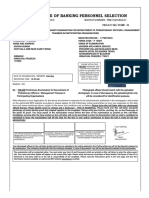 Common Recruitment Process For Probationary Officers - Management Trainees in Participating Organisations - (CRP PO - MT - IX) PDF