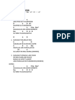 October 13, 2019 - Second Mass (Chords)