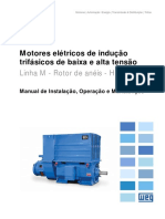 WEG Motores de Inducao Trifasicos de Baixa e Alta Tensao Rotor de Aneis 11066443 Manual Portugues BR DC PDF