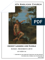 Advent Lessons & Carols 2019 - December 8 (Year A)