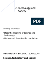 Science, Technology, and Society