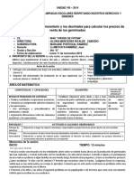 Sesion de Aprendizaje Lunes 11 de Noviembre 19 (Mat - Rel)