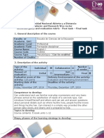 Activities Guide and Evaluation Rubric - Post-Task - Final Task