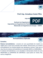 Aula 01 - Termodinâmica Aplicada