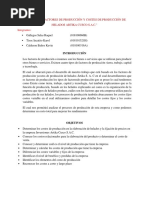 Analisis de Factores de Producción y Costes de Producción de Helados