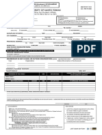 Santo Tomas Scholarship Application Form PDF