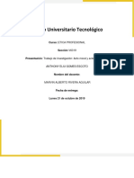 Tarea 2 Trabajo de Investigación Acto Moral y Acto Del Hombre