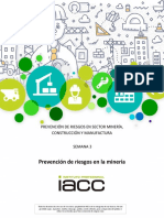 Semana 3 - Prevención de Riesgos Sector Minería - Contenidos PDF