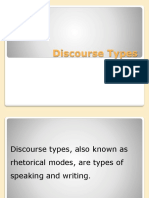 Discourse Types