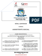 Assistente - Social PATOS PROVA PDF