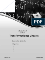 Transformaciones Lineales