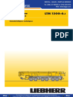 Liebherr LTM1300 Technical Data