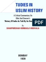 Studies in Indo-Muslim History (S.H. Hodivala) PDF