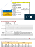 RF - 5G Parameter Settings