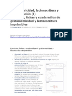 Grafomotricidad, Lectoescritura y Alfabetización