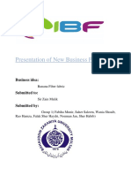 Feasibility Report of New Business